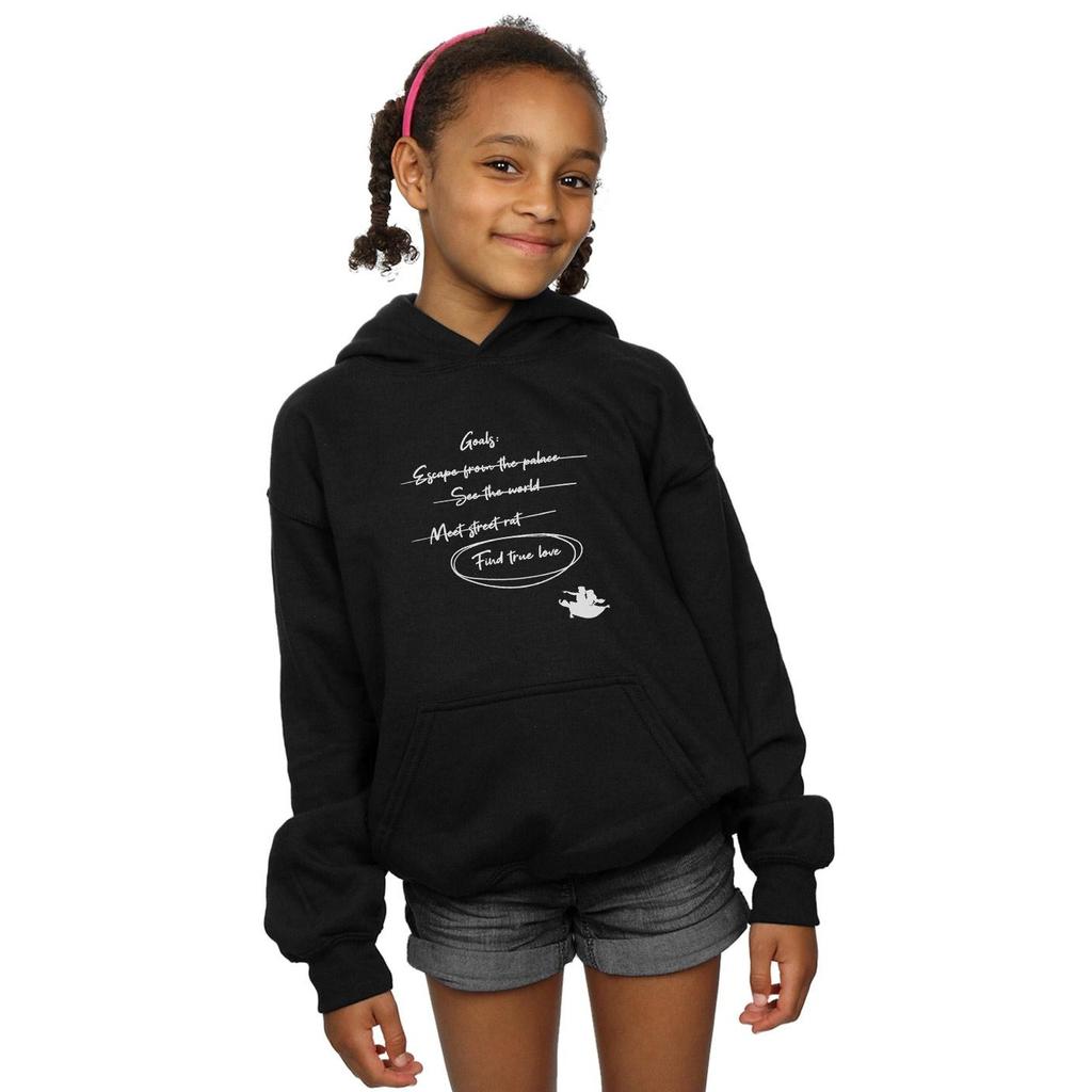 Disney Girls Aladdin Jasmine Goals Hoodie
