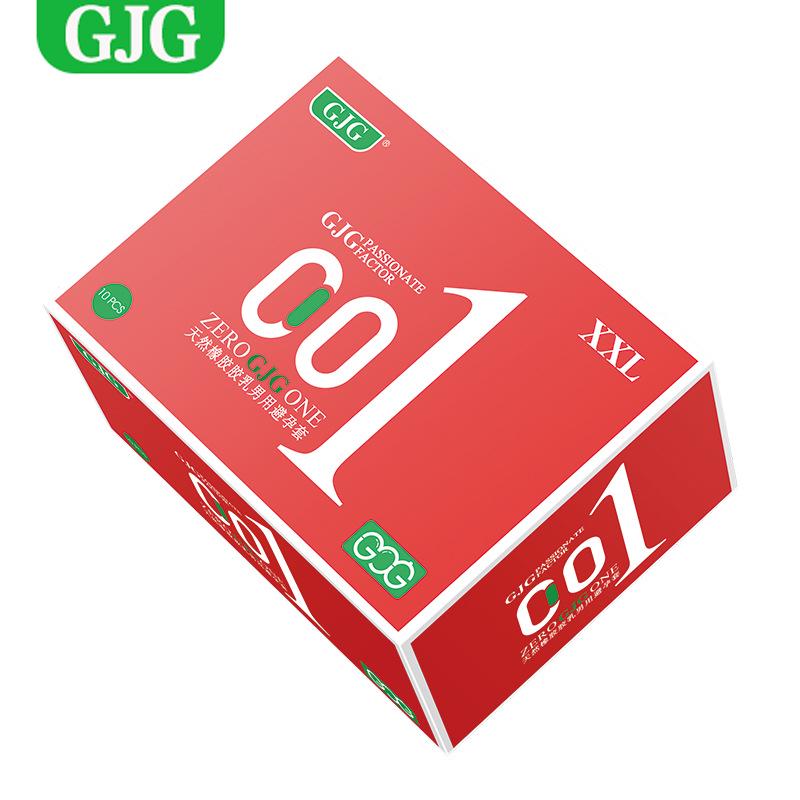 GJG Ultra-Thin 001 Condoms for Men - Long-Lasting, Genuine, Safe, Bare Skin Feel