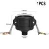 275 330 Gallon IBC Tote Water Tank Drain Adapter 2"Cam Lock for Garden Hose 3/4"