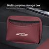 PU Leather Car Storage Organizer Bag Pocket For MINI Cooper JCW Countryman Clubman Cabrio Paceman Coupe Car tire valve cap