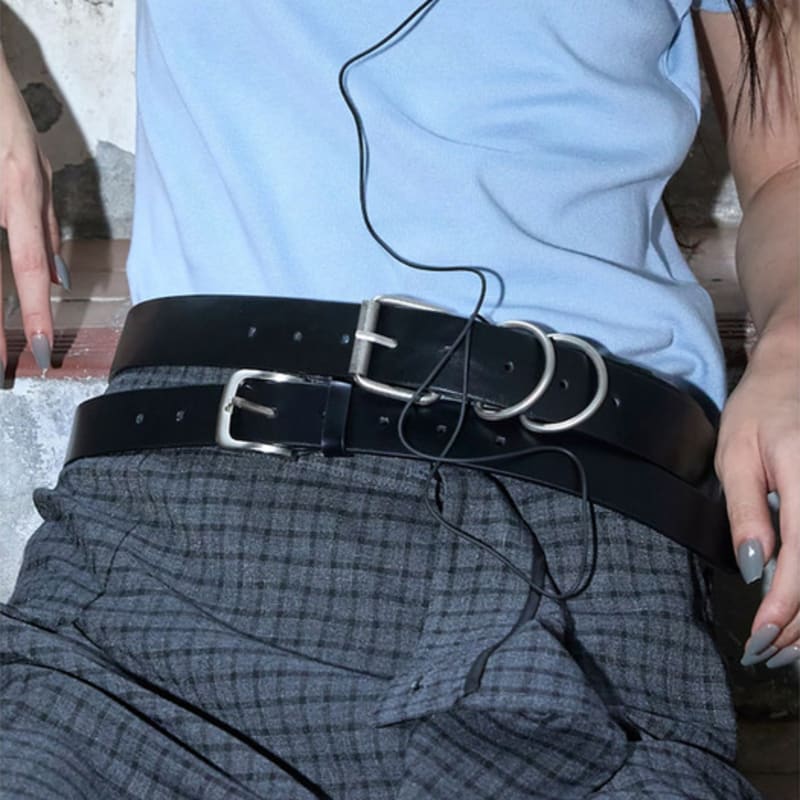 

kuho plus Кожаный ремень в западном стиле Черный (KE588OM035) Black