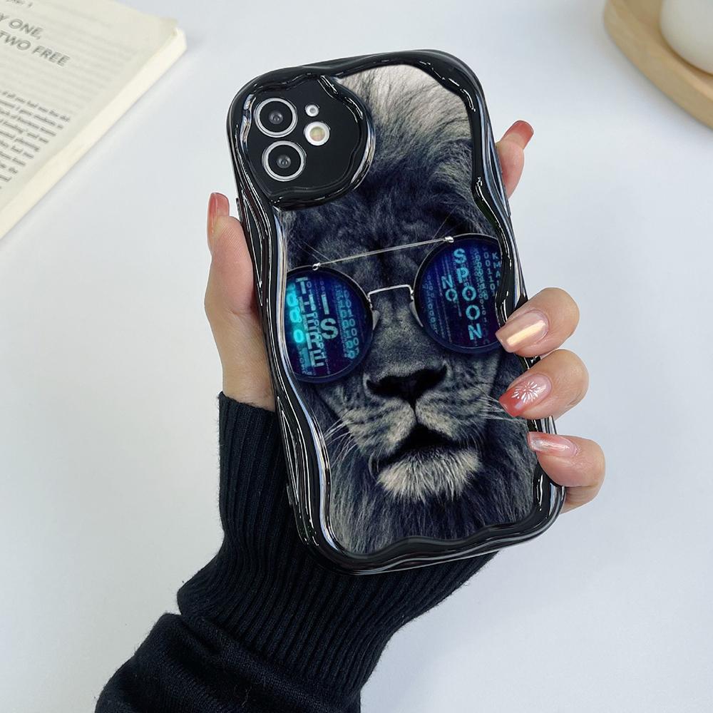 Huse protectoare Ae86 Lion Black Art Art pentru Samsung S23 S24 Ultra A55 A14 A25 A13 Infinix Hot 40 Pro Tecno Spark 20C Wave TPU Husa din spate