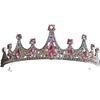 Europäische und amerikanische Brautkrone Tiara Haarschmuck Strass Mode Königin Hochzeitsaccessoires Prinzessin Ball Krone Stirnband