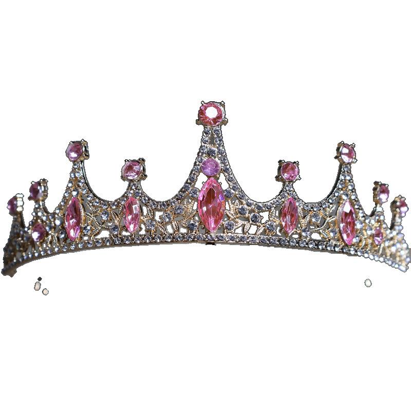 Europäische und amerikanische Brautkrone Tiara Haarschmuck Strass Mode Königin Hochzeitsaccessoires Prinzessin Ball Krone Stirnband