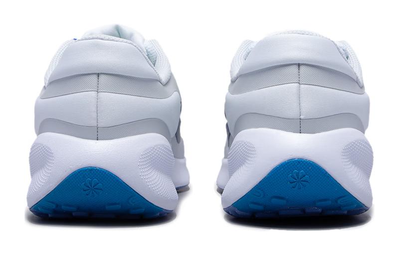 Nike REVOLUTION 7 GS Abrasion Resistant Breathable Low Top Kids' Running Shoes Blue White FN4991-100
