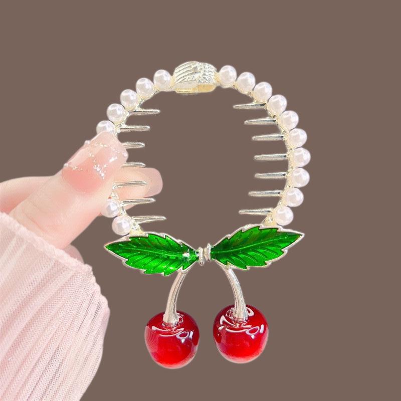 

Кисточка Жемчужный Цветок Зажим для Волос Клешня для Весенней/Летней Женской Прически