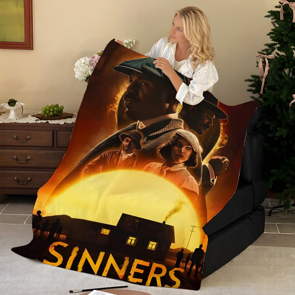 Movie S-Sinners Throw Flannel Blanket, Soft Warm, Durable & Washable cute Cool