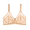Plus Size Women Ultra Thin Breathable Sexy Lace Memory Wire Cotton Free Adjustable Underwear