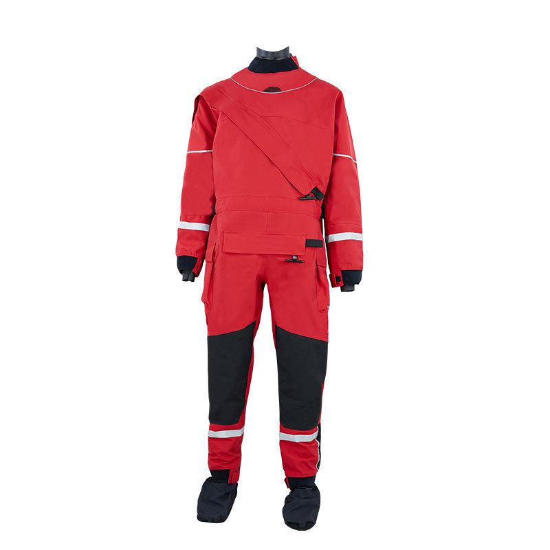Reflective One-Piece Water Rescue Dry Suit