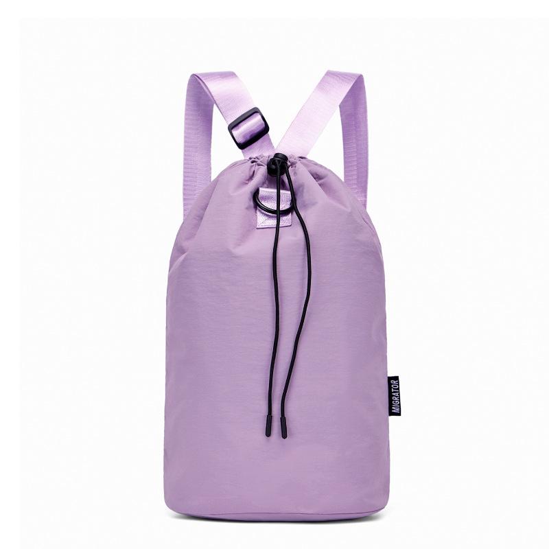 Schoolbag Not Easy To Stick Bucket Bag 11L Yoga Bag Shoulder Fitness Bag Large Capacity Commuting Lightweight Outdoor Messenger Bag