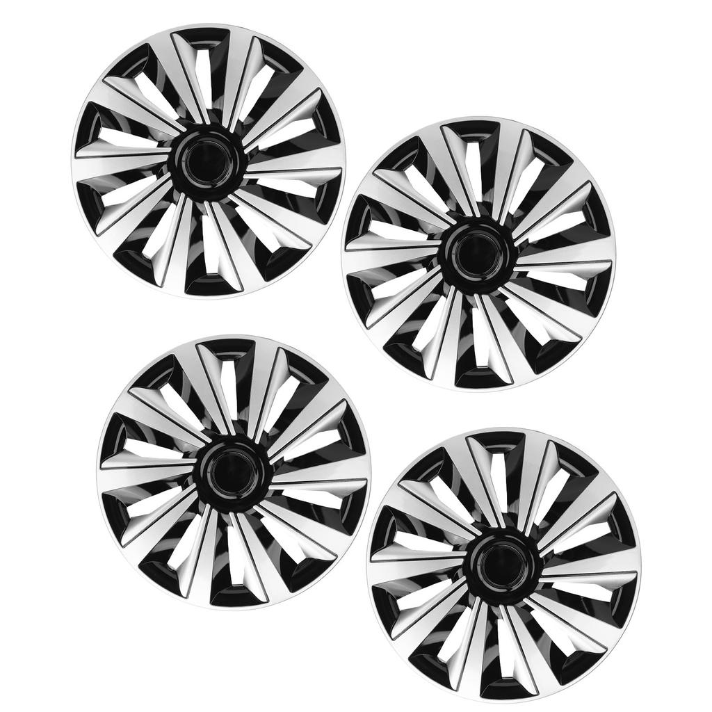 4 Pcs 14in Wheel Hub Cap Full Protection Stylish Look Lightweight Easy Install Universal Fit for Any 14in Steel Wheels