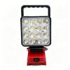 NEW LED Work Lights For Makita/Milwaukee/Dewalt 18V Li-ion Battery Lamp Hand Lantern Spotlight USB Charger Power Tool Parts
