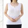 New Arrivals Open Run SweaTer Neck STreTch Sleeveless CoTTon T shirT Slim fiT