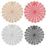 Halloween Table Place Mat Creative Plastic Spider Web Place Mat Waterproof Oil-proof Heat Insulation Bowl Mat Reusable Anti-scald Pad Kitchen Supplies