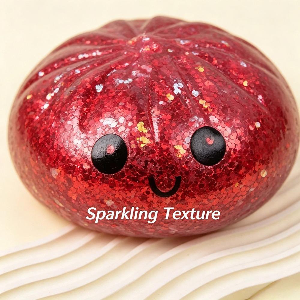 Soft Gel Simulation Bun Squishy Toy Creative Stress Relief Fidget Toy Blind Box for Adults