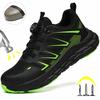 Men Work Safety Shoes Anti-puncture Working Sneakers Male Indestructible Work Shoes Men Boots Lightweight Men Shoes Safety Boots