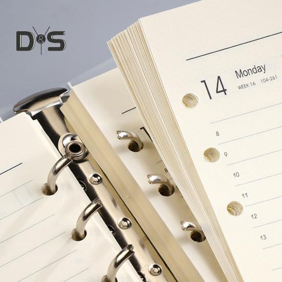 Notizbuchkern, dick, glattes Schreibpapier, tintenbeständiges Planer-Nachfüllpapier, 2025 Loseblatt-Kalenderplaner-Nachfüllblätter