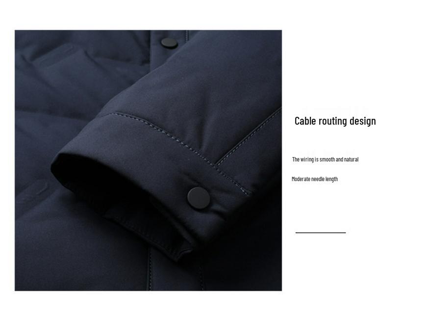 High-Quality Men's Down Jacket - Lightweight Lapel Design for Autumn & Winter
