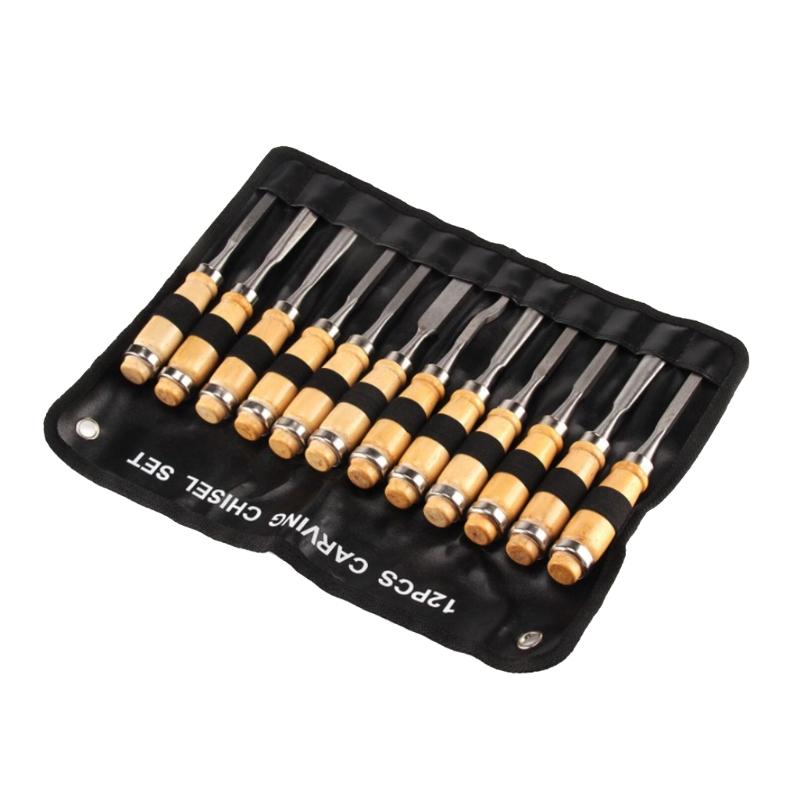 Carving Tools Woodworking Gouges Set Woodworking Drilling Carving Engraving Gift for DIY Lovers and Adults for Leather