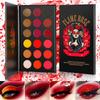 18 Color Highly Pigmented Eyeshadow Palette with Shimmer Matte Finish Long Lasting Waterproof Makeup Set for Daily Party Halloween Cosmetics