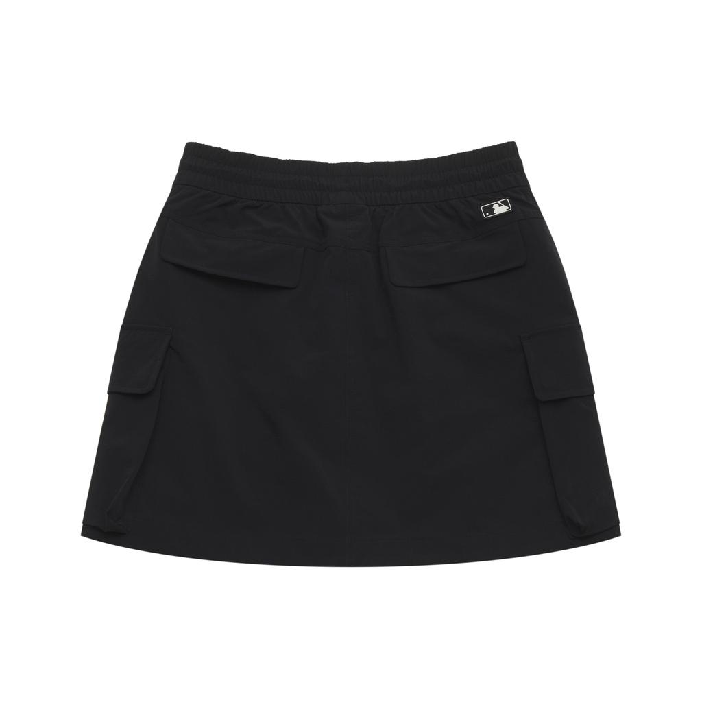 New MLB New York Yankees Basic Collection SS25 Cargo Short Skirts Women's Black 3FSKB0153-50BKS