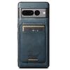 Wireless Charging Faux Leather Magnet Card Holder Stand Picture Frame Phone Case for Google Pixel 9 XL 8 Pro 7A 6