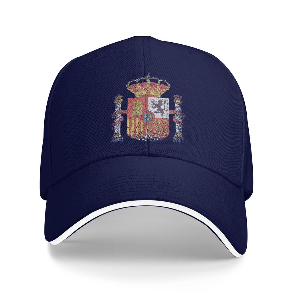 National Emblem Seal Symbol Coat Of Arms Of Spain Baseball Cap Yk Retro Women Unisex Hip Hop Hats Adjustable Snapback Cap Gift