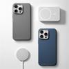 Luxury Business PU Leather Magnetic Case For iPhone 16 Plus 15 14 Pro Max Light Thin Magsafe Wireless Charge Shockproof Cover