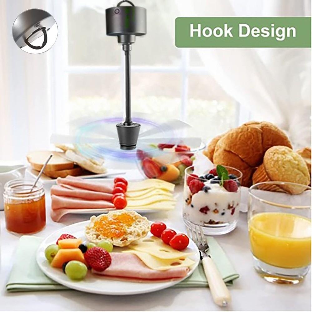 Automatic Dining Table Fly Fans Keep Flies Away Food Fans Indoor Outdoor Picnic Party Supplies