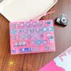 Mini Keyboard Fidget Clicker Keychain Mini Mechanical Button Stress Relief Toy for ADHD Autism Sensory Needs
