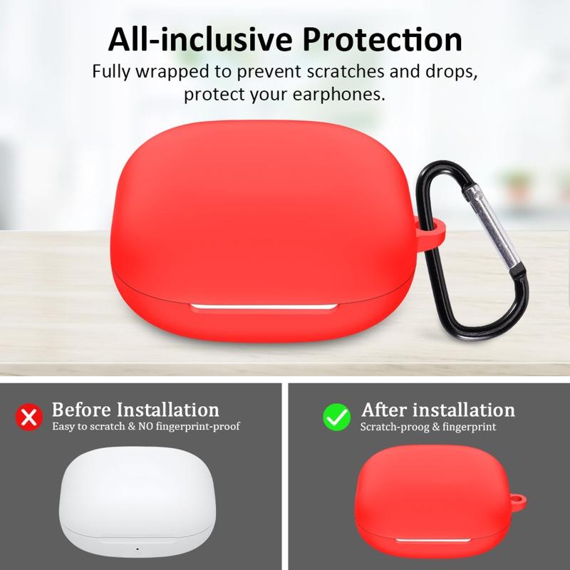 Case Shockproof Wireless Earphone TPU Sleeve Impact-resistant Anti-dust Anti-scratch Cover