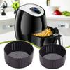 Air Fryer Air Fryer Basket 1 Pcs Black Cast Iron Kitchenware Safe Kitchen Air Fryer Basket High Quality Strong