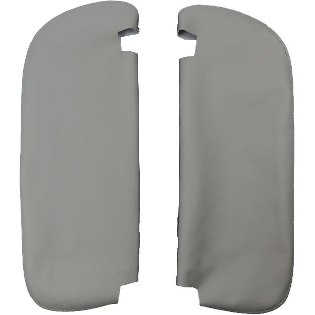 Sonnenblenden-Ersatzbezug Kompatibel mit Dodge RAM 1994–2001 | Graues Mikrofaserleder | Wasserdicht, Kratzfest, Fleckenabweisend | Einfach