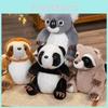 Weiche und kuschelige Panda-, Koala-, Waschbär- und Faultier-Plüschtiere für Mädchen Perfektes Geschenk!