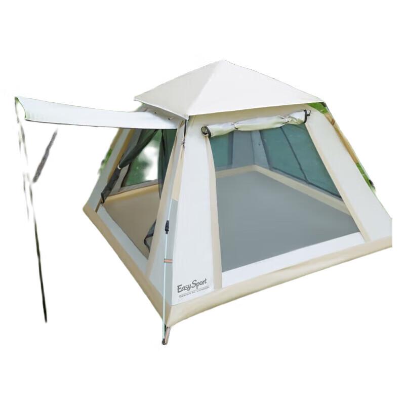 Evisburg Cloud Gray Four-Sided Tent