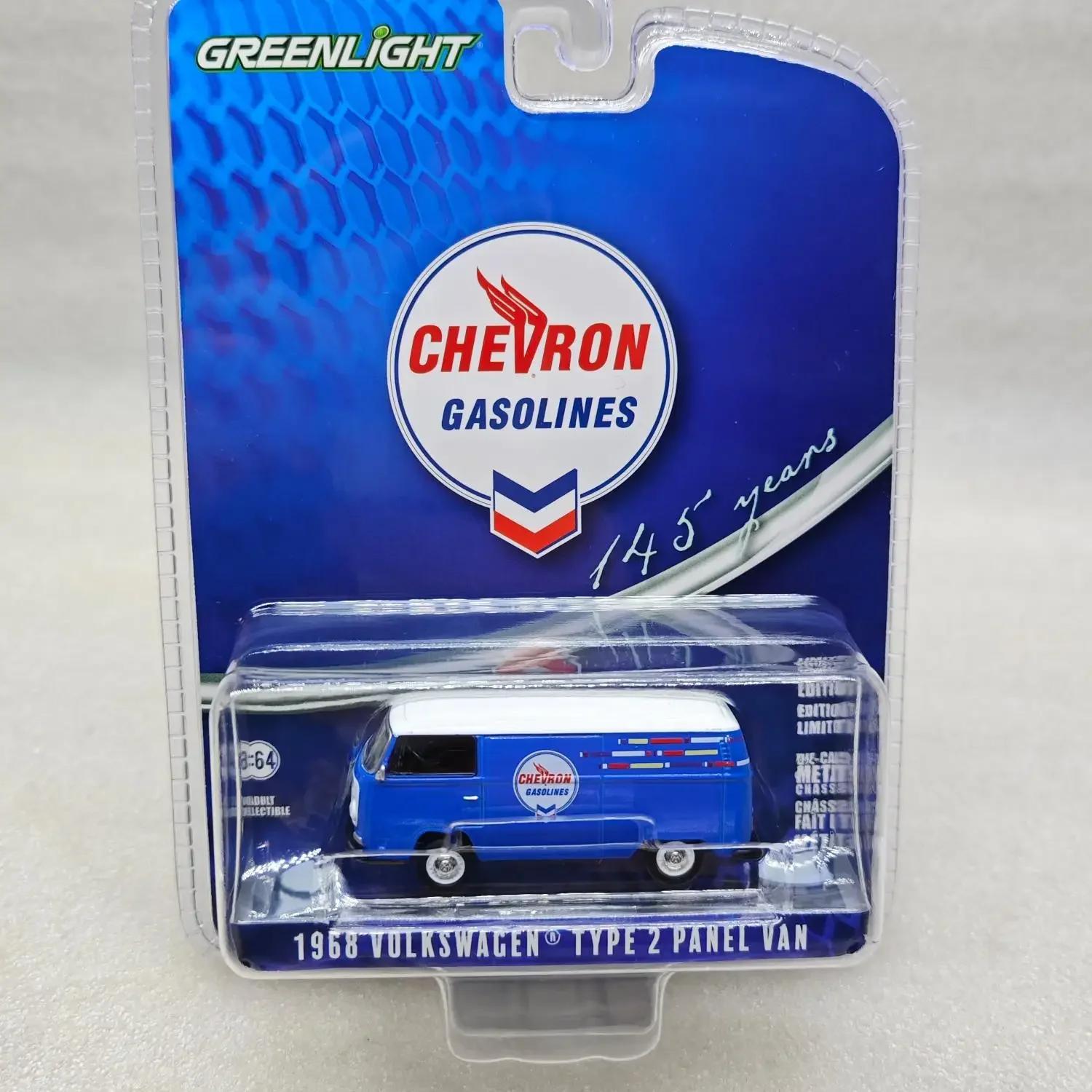 Зеленый свет 1:64 1968 Volkswagen T2 Фургон Симуляция Модель Игрушечной Машинки из Сплава
