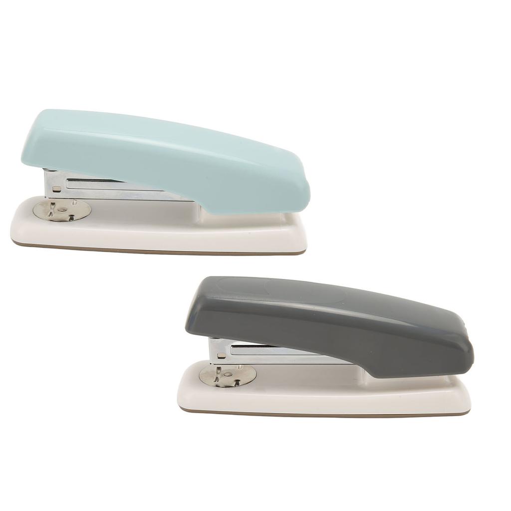 2pcs Desktop Stapler Multipurpose 20 Sheet Capacity Rotation Ergonomic Design Table Stapler for Offi