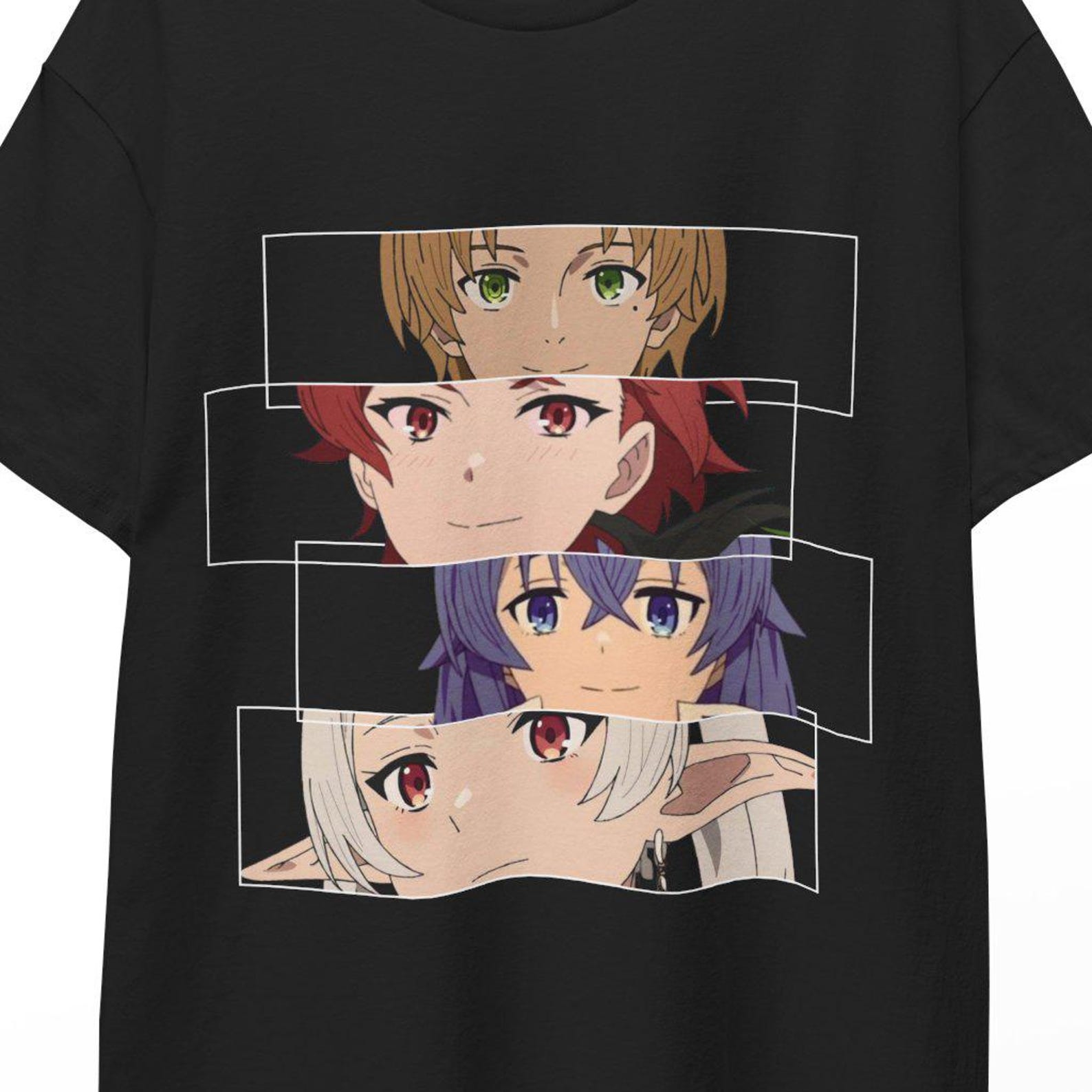 Mushoku Tensei Shirt Rudeus Greyrat Eris Greyrat Roxy Migurdia Sylphiette mushoku tensei merch Rudeus Anime Poster sylphiette merch 3XL