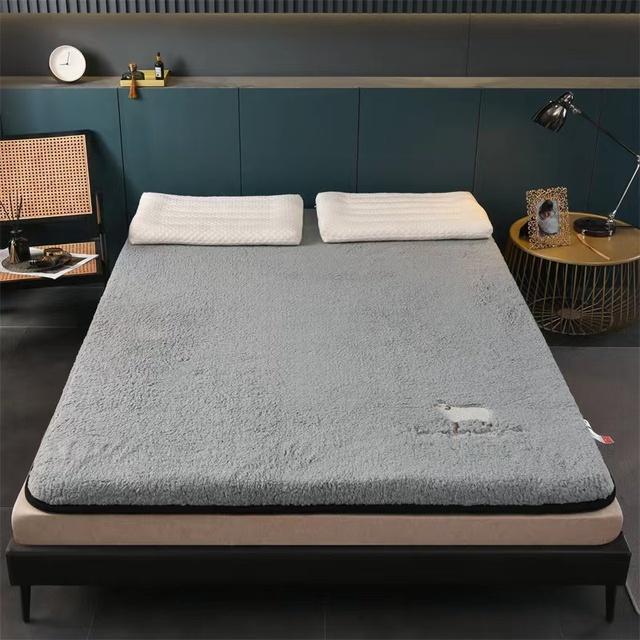 Haushalt verdicken Memory Foam Tatami-Matte weiche hautfreundliche Plüsch-Matratzenkissen Schlafsaal Einzel-Doppel-Schwamm-Pad-Matratze