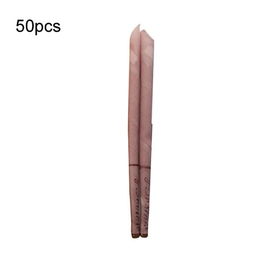50Pcs Ear Candling Waxing Coning Therapy Smoke Free Natural Beewax with Plug
