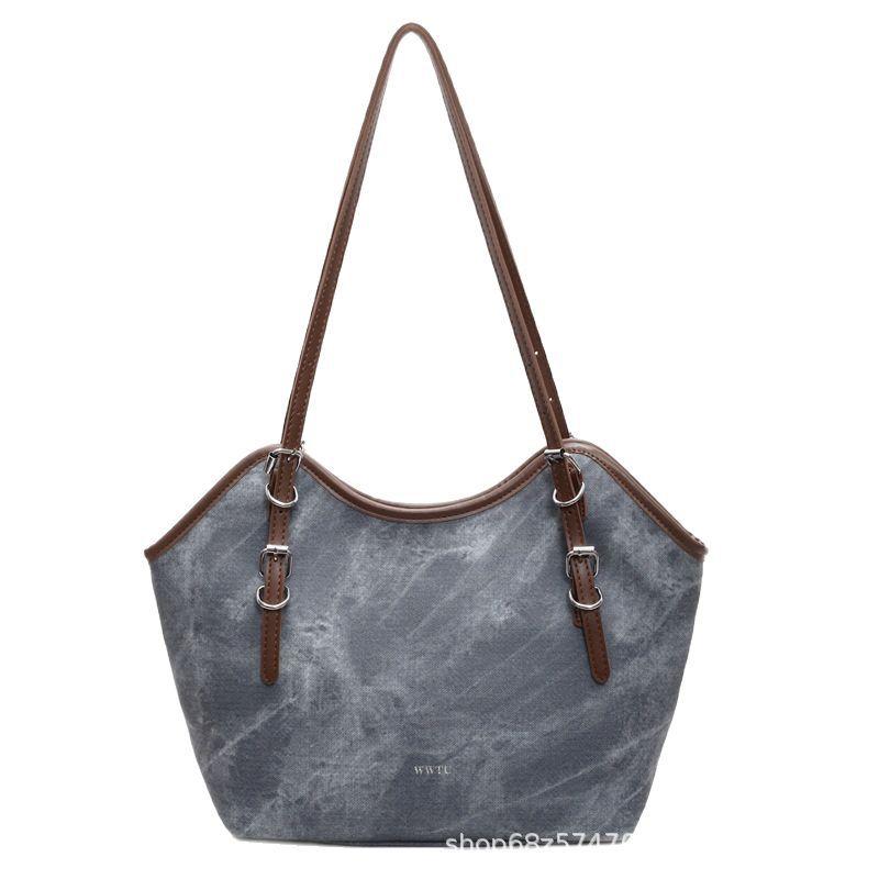 Fashionable Casual Large-capacity Tote Bag Women's 2025 Autumn and Winter New Shoulder Bag for Commuting To Work and High-end Underarm Bag