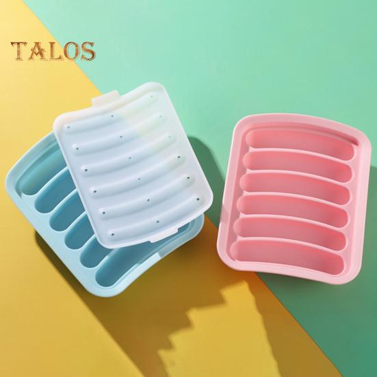 Sausage Mold Easy To Release DIY Reusable Durable Hot Dog Mold with Cover Kitchen Supplies