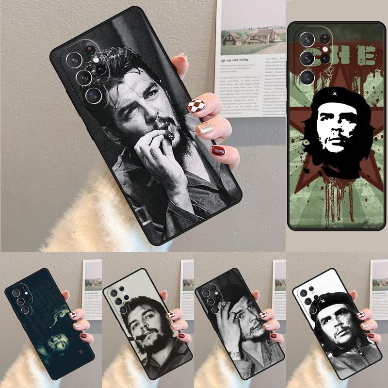 Che Guevara Smoking Cigar soft Phone Case for Samsung Galaxy note 10 pro S26 Ultra S23 S24 FE S25 S21 S22 PLUS shockproof Cove