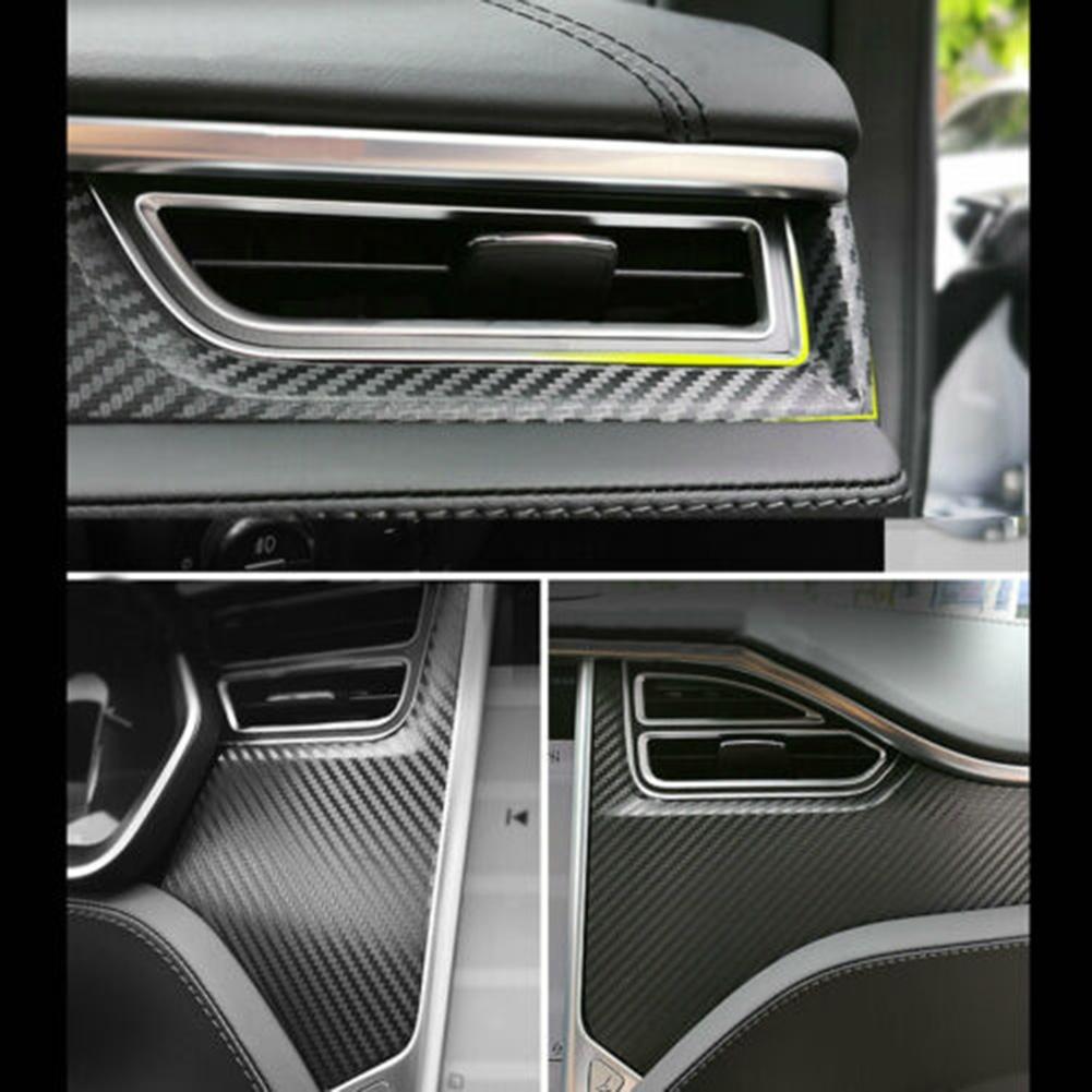 Interior Stickers Center Console Carbon Fiber Look