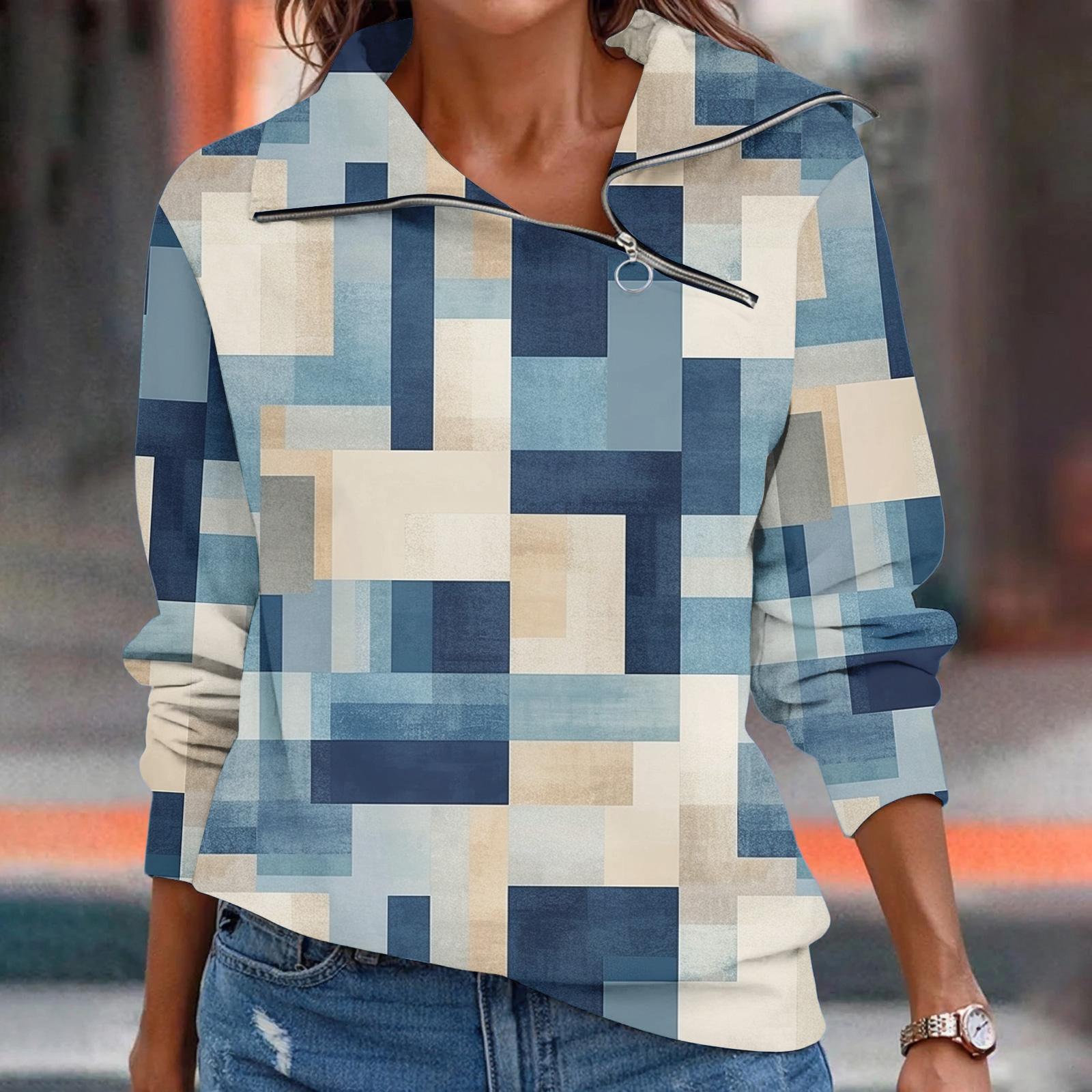 

Женская футболка, свободный пуловер, спортивные топы, повседневный топ с V-образным вырезом и длинным рукавом с принтом XXXL