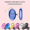 Alarme personnelle avec lumière LED 130DB Anti-perte de loup Autodéfense Sécurité Attaque Alarmes d'urgence pour femmes Enfants Personnes âgées