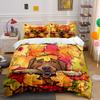 Autumn Leaves Decor Set Soft Comfortable Duvet Cover Bedding Set Included 1*Duvet Cover & 2*Pillowcases, Gift