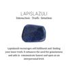 Oval Natural Lapis Lazuli Copper Unique Electroformed New Chain Necklace Jewelry V-82