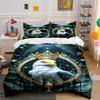 Crowned Eagle with Foliage. Bedding Sets Duvet Cover Sets Duvet Covers Pillowcases(1 * Duvet Cover 2 * Pillowcases Without Duvet Insert)