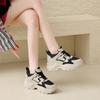 Dad Shoes Girl 2025 New Spring Shoes Show Feet Small and Lightweight Sneakers Thick Soles Increase the Height of Small People
